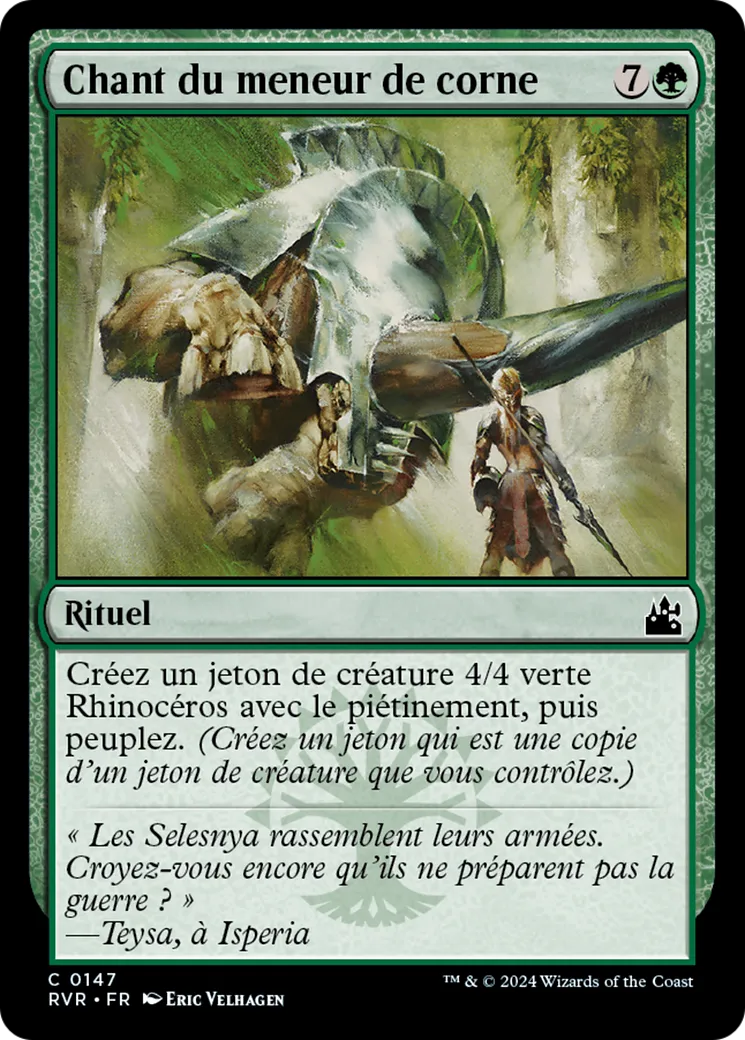 Chant du meneur de corne — Ravnica Remastered — Magic: The Gathering