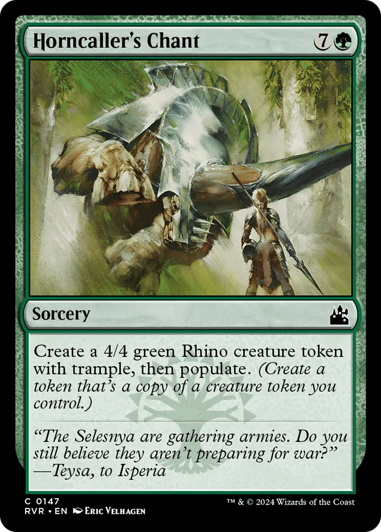 Chant du meneur de corne — Ravnica Remastered — Magic: The Gathering