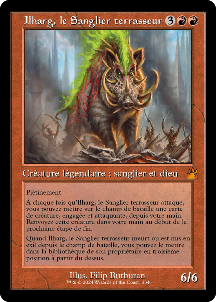 Ilharg, le Sanglier terrasseur — Ravnica Remastered — Magic: The Gathering