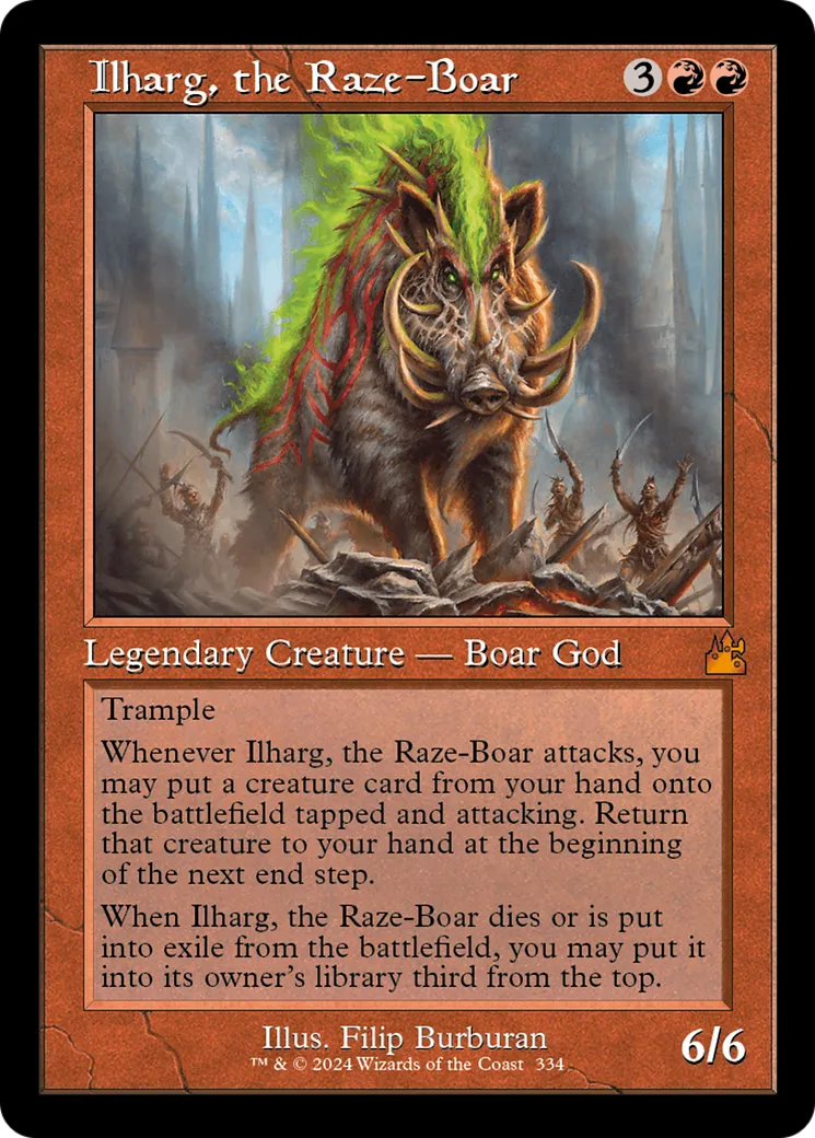 Ilharg, the Raze-Boar — Ravnica Remastered — Magic: The Gathering