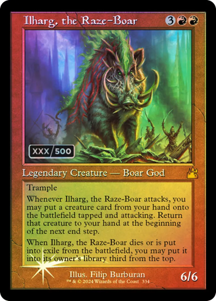 Ilharg, le Sanglier terrasseur — Ravnica Remastered — Magic: The Gathering