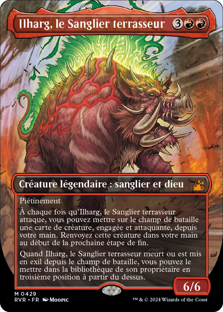 Ilharg, le Sanglier terrasseur — Ravnica Remastered — Magic: The Gathering