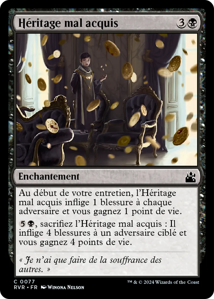 Héritage mal acquis — Ravnica Remastered — Magic: The Gathering
