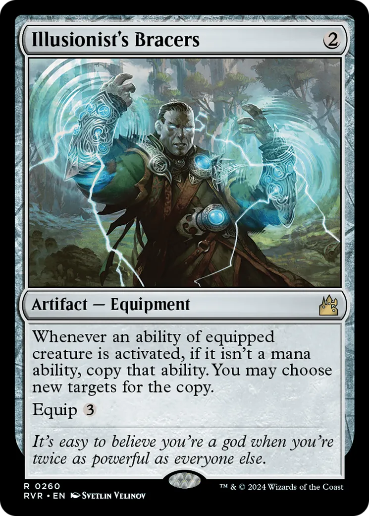 Illusionist's Bracers — Ravnica Remastered — Magic: The Gathering
