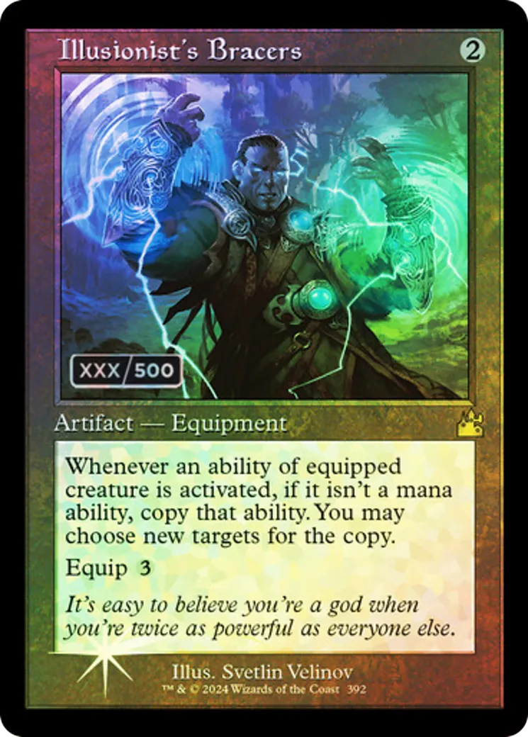 Illusionist's Bracers — Ravnica Remastered — Magic: The Gathering