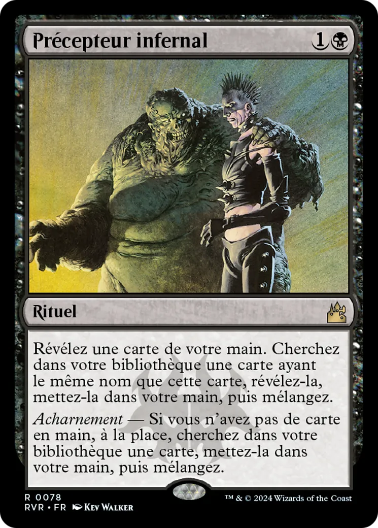 Précepteur infernal — Ravnica Remastered — Magic: The Gathering