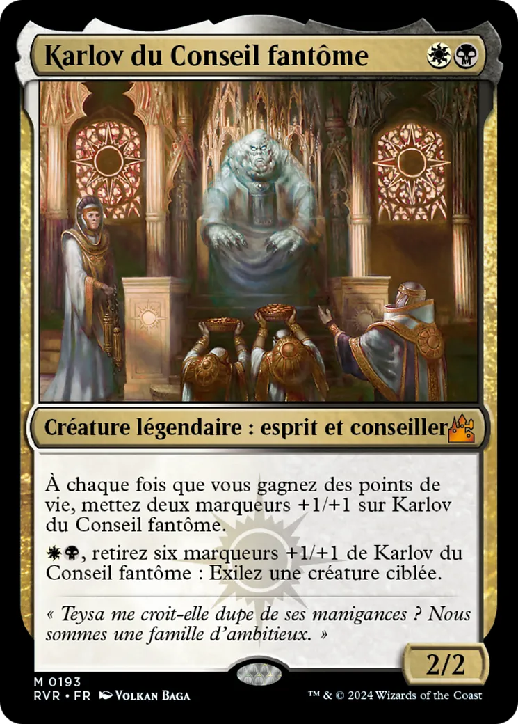 Karlov du Conseil fantôme — Ravnica Remastered — Magic: The Gathering