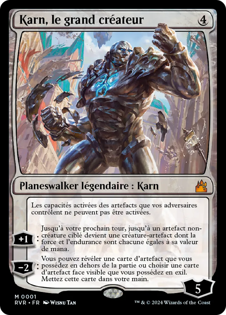 Karn, le grand créateur — Ravnica Remastered — Magic: The Gathering