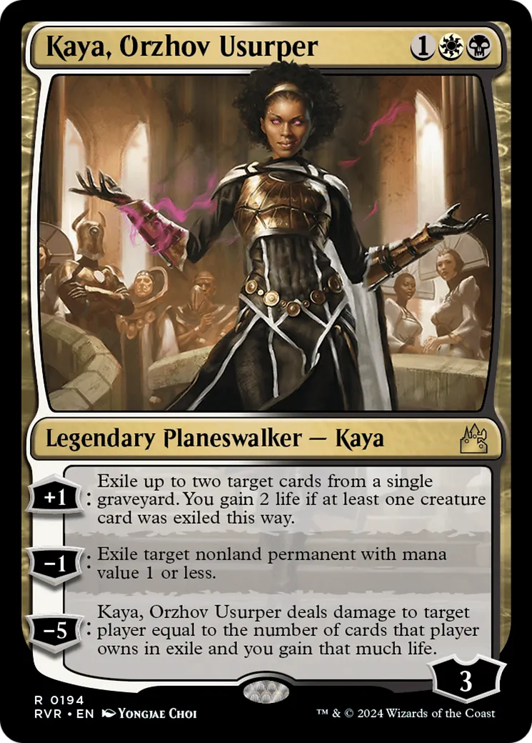 Kaya, Orzhov Usurper from Ravnica Remastered - Magic: The Gathering