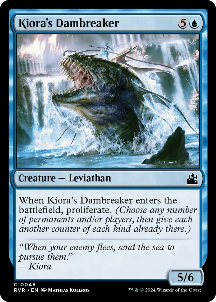 Brisebarrage de Kiora — Ravnica Remastered — Magic: The Gathering