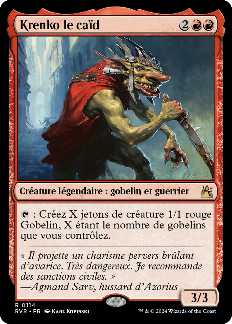 Krenko le caïd — Ravnica Remastered — Magic: The Gathering