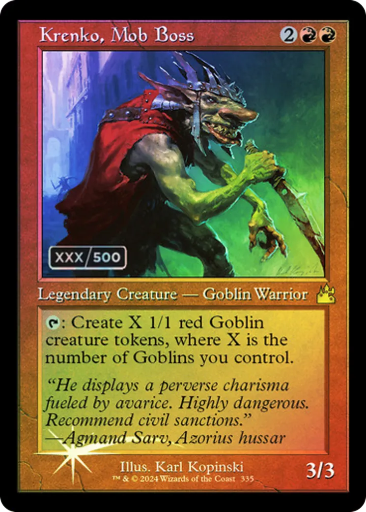 Krenko le caïd — Ravnica Remastered — Magic: The Gathering