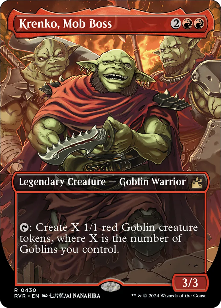 Krenko, Mob Boss — Ravnica Remastered — Magic: The Gathering