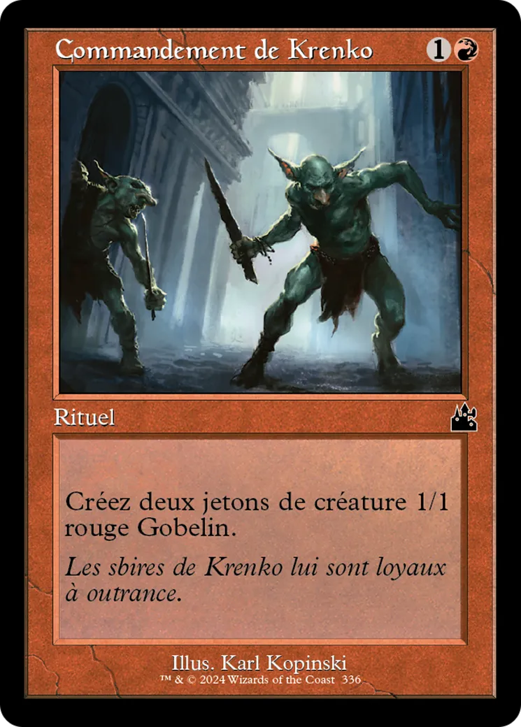 Commandement de Krenko — Ravnica Remastered — Magic: The Gathering