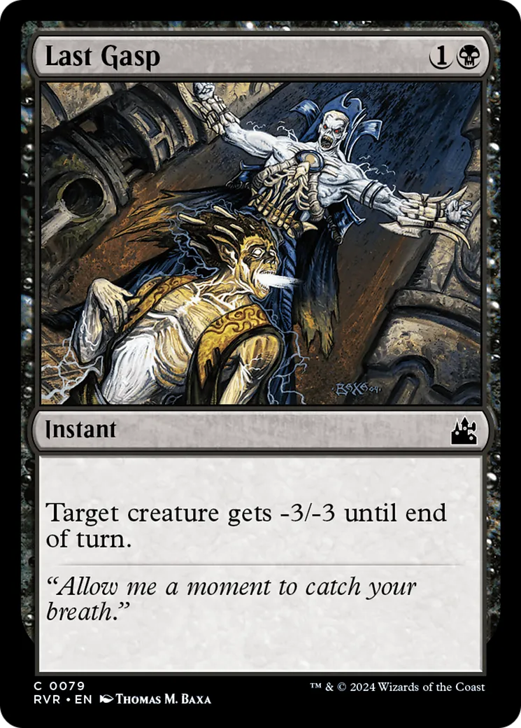 Last Gasp — Ravnica Remastered — Magic: The Gathering