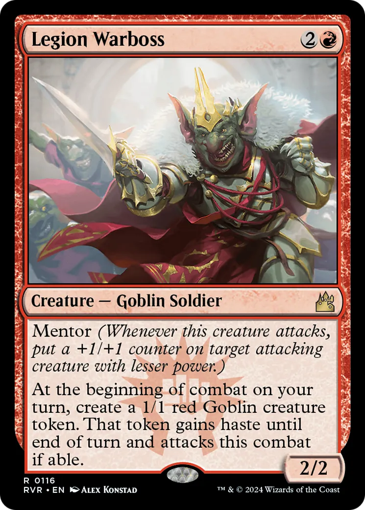 Legion Warboss — Ravnica Remastered — Magic: The Gathering