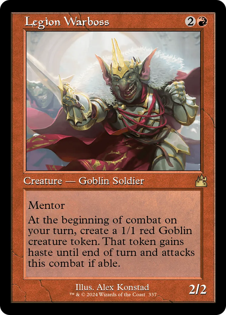 Legion Warboss — Ravnica Remastered — Magic: The Gathering