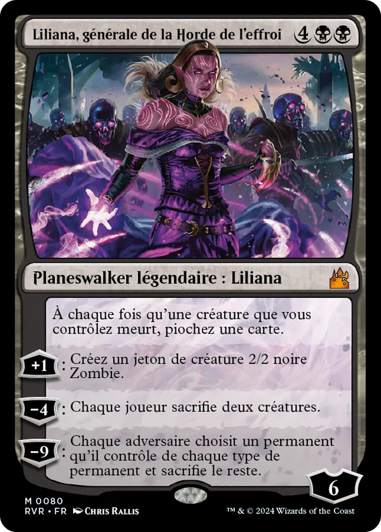 Liliana, générale de la Horde de l'effroi — Ravnica Remastered — Magic: The Gathering