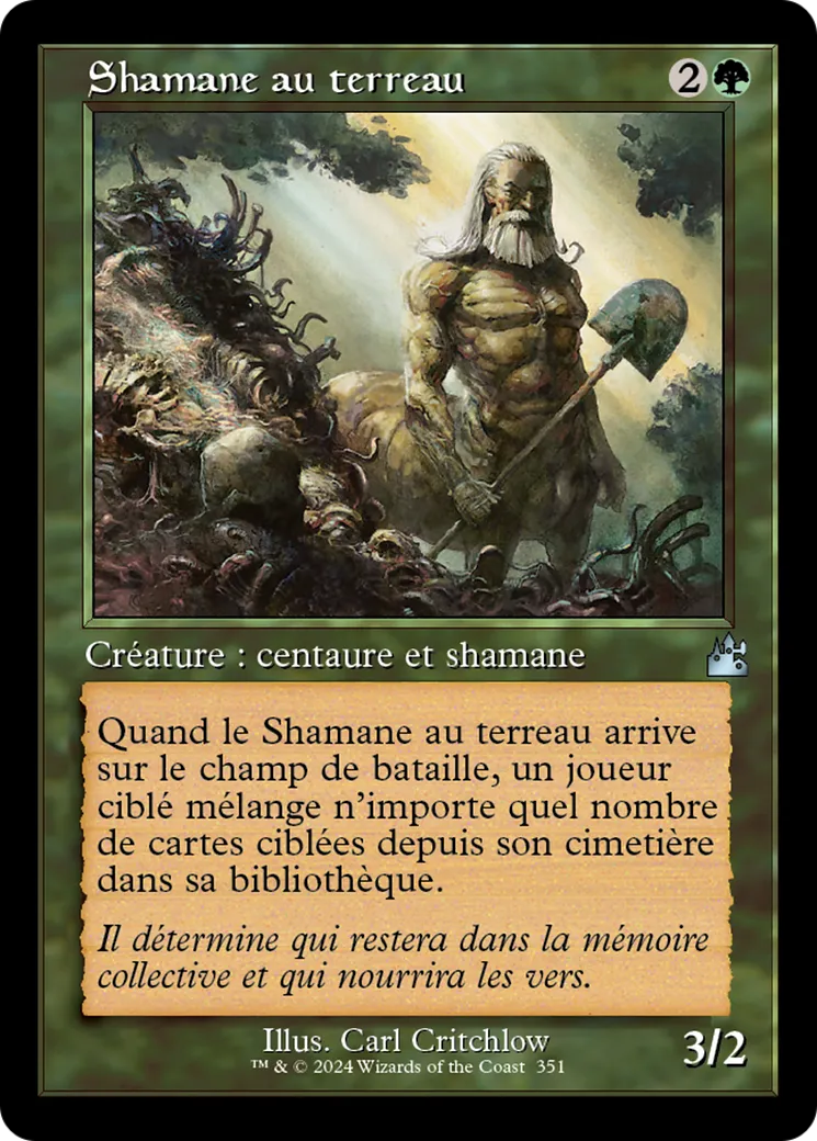 Shamane au terreau — Ravnica Remastered — Magic: The Gathering