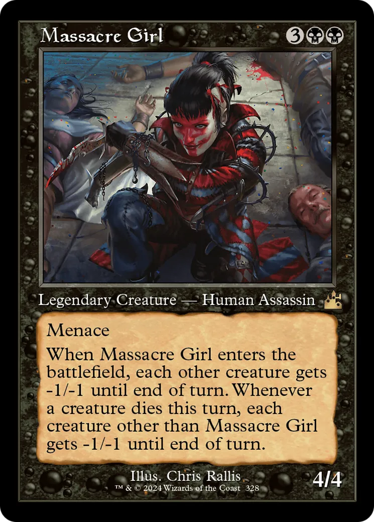 Massacre Girl — Ravnica Remastered — Magic: The Gathering