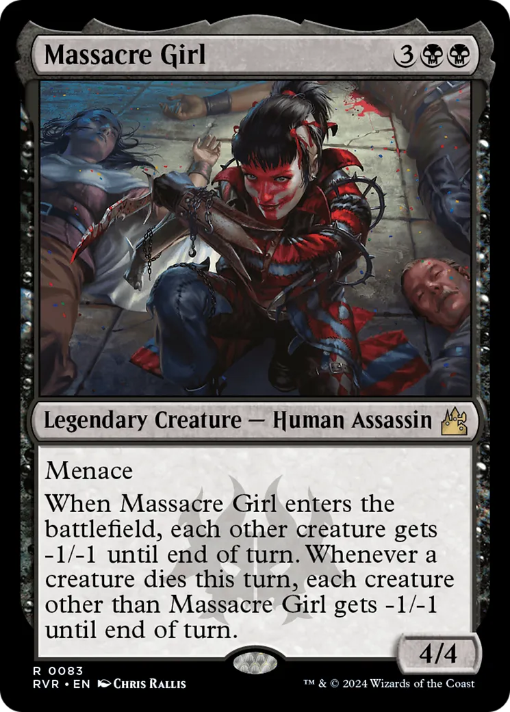 Massacre Girl — Ravnica Remastered — Magic: The Gathering