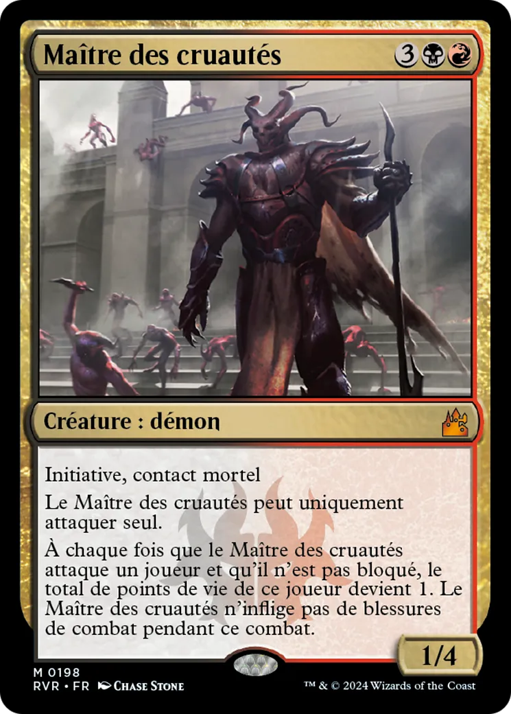 Maître des cruautés — Ravnica Remastered — Magic: The Gathering