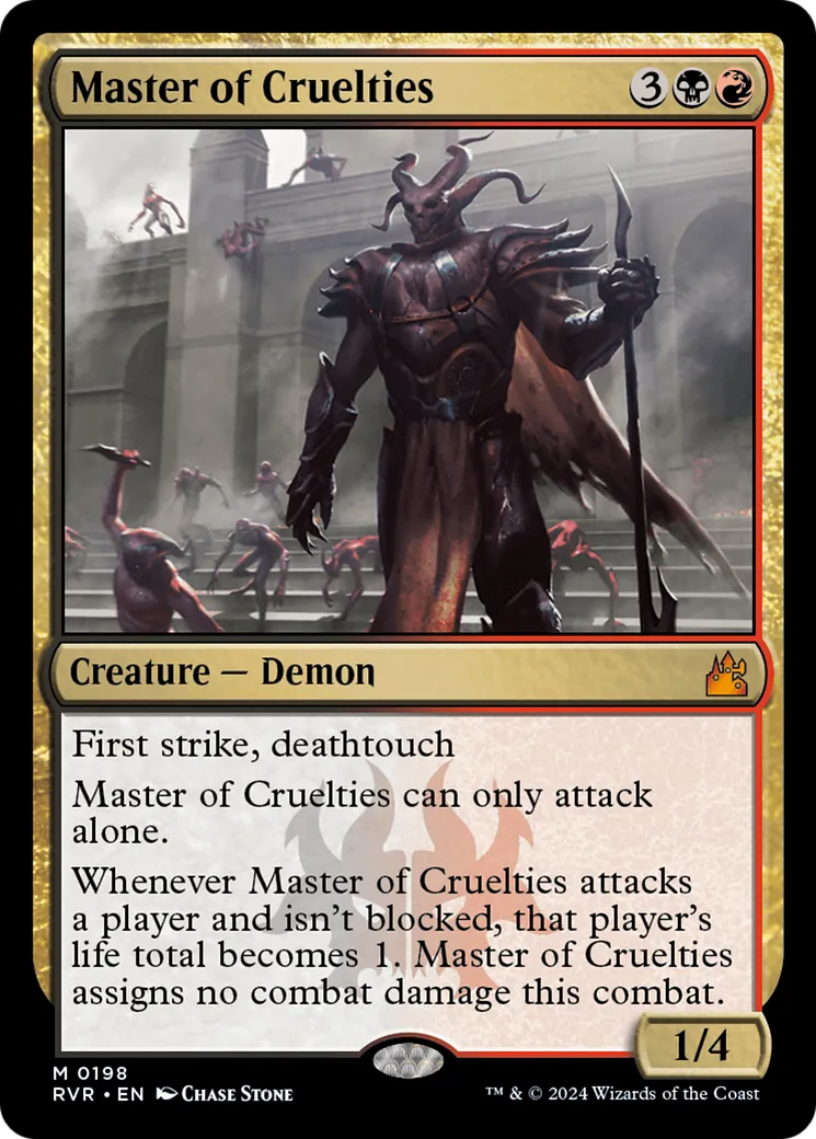 Master of Cruelties — Ravnica Remastered — Magic: The Gathering