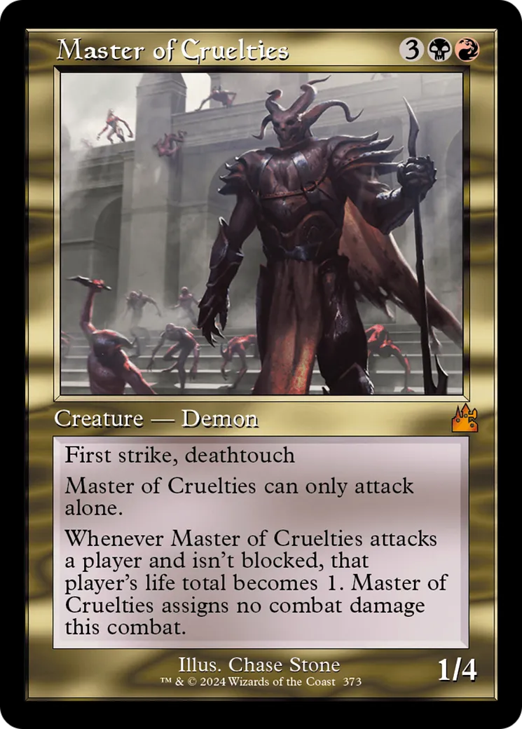 Master of Cruelties — Ravnica Remastered — Magic: The Gathering