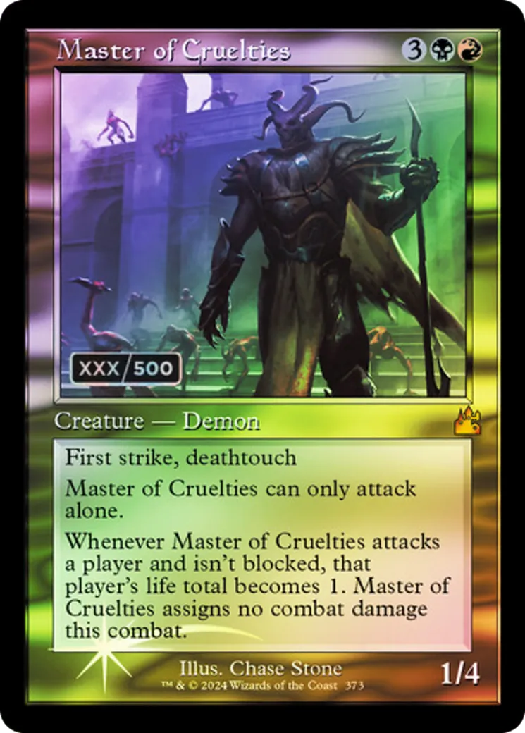 Master of Cruelties — Ravnica Remastered — Magic: The Gathering