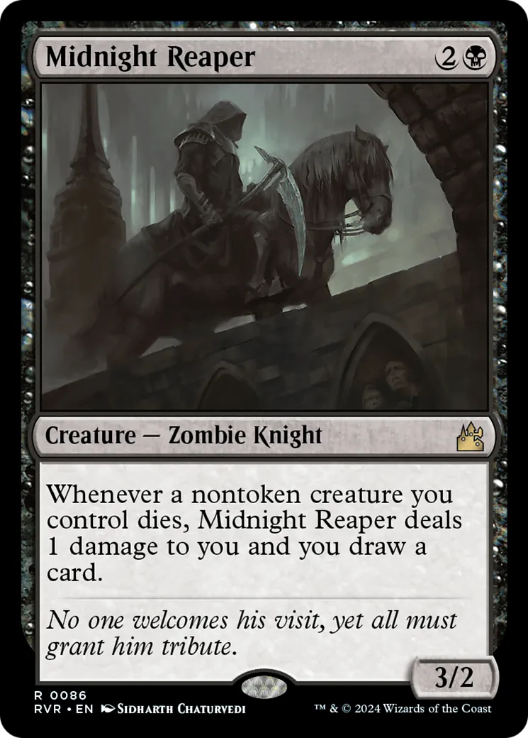 Midnight Reaper — Ravnica Remastered — Magic: The Gathering