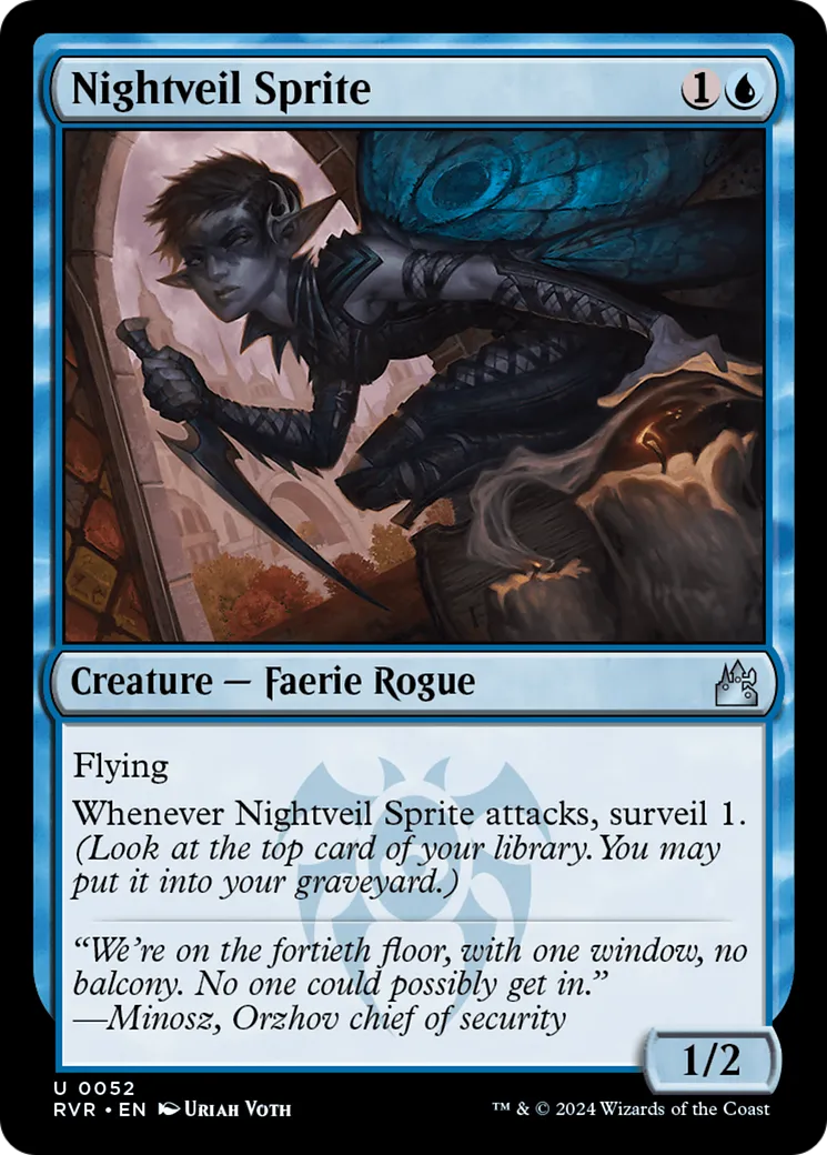 Nightveil Sprite — Ravnica Remastered — Magic: The Gathering