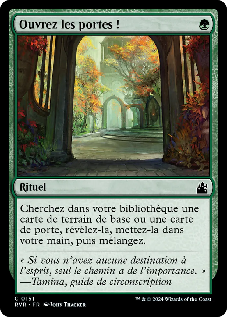 Ouvrez les portes ! — Ravnica Remastered — Magic: The Gathering
