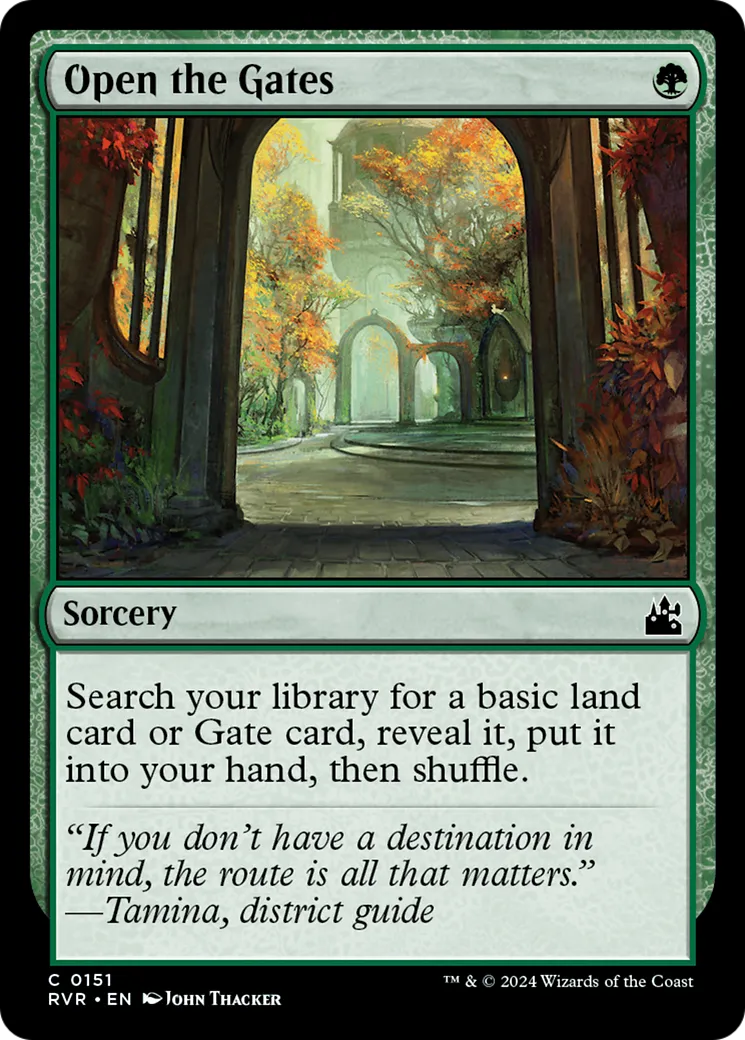 Open the Gates — Ravnica Remastered — Magic: The Gathering