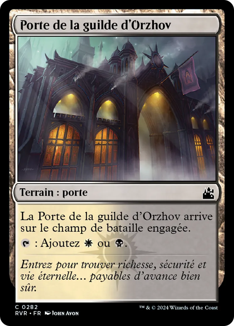 Porte de la guilde d'Orzhov — Ravnica Remastered — Magic: The Gathering