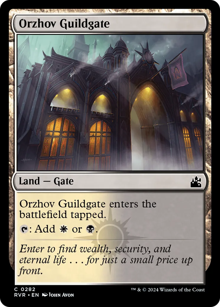 Porte de la guilde d'Orzhov — Ravnica Remastered — Magic: The Gathering