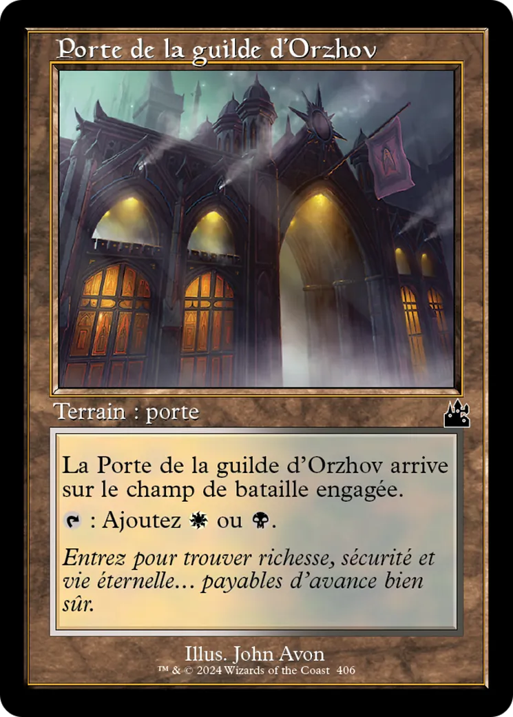 Porte de la guilde d'Orzhov — Ravnica Remastered — Magic: The Gathering