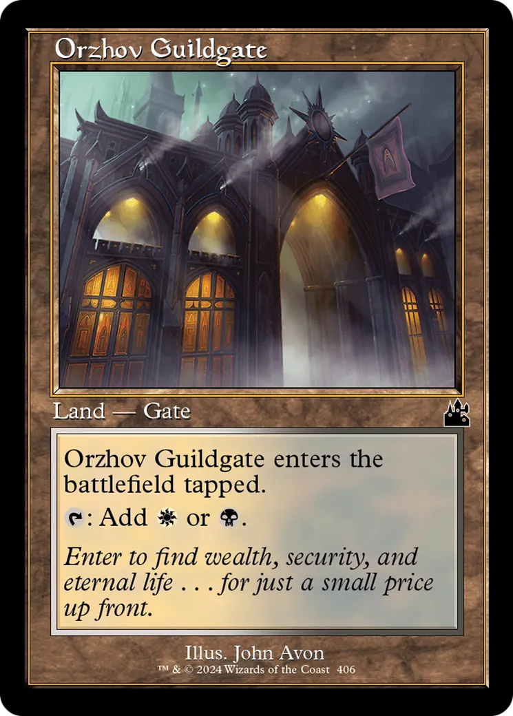 Orzhov Guildgate — Ravnica Remastered — Magic: The Gathering