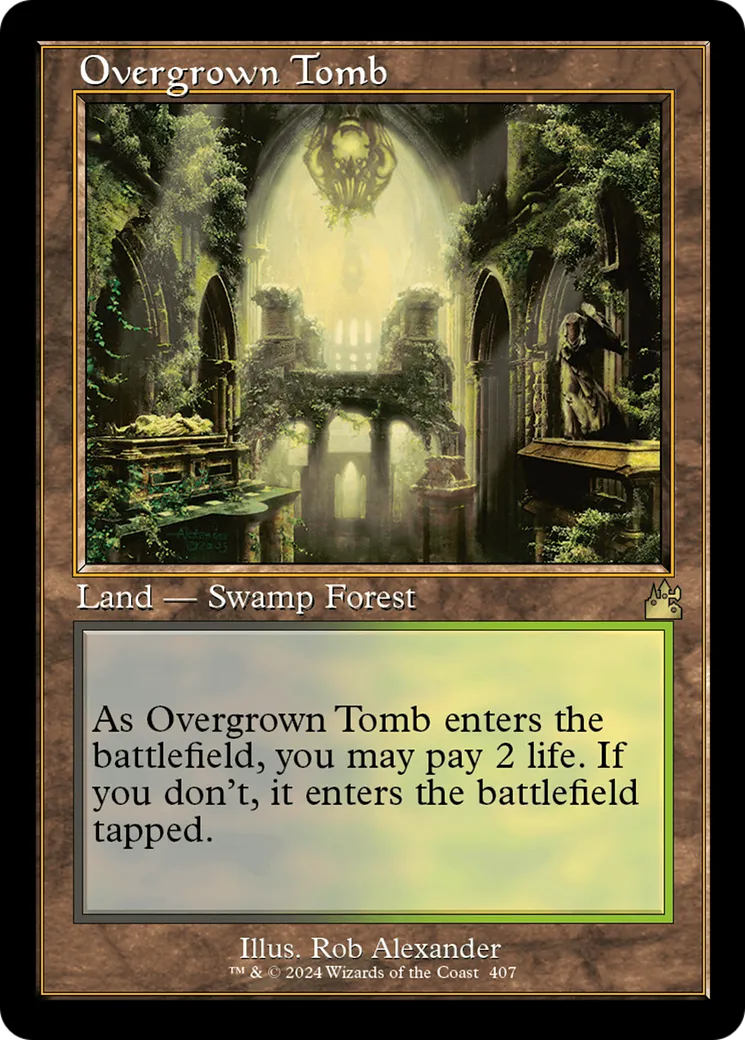 Overgrown Tomb — Ravnica Remastered — Magic: The Gathering