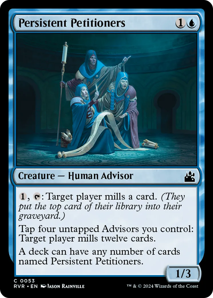 Persistent Petitioners — Ravnica Remastered — Magic: The Gathering