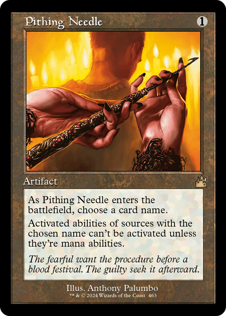 Pithing Needle — Ravnica Remastered — Magic: The Gathering
