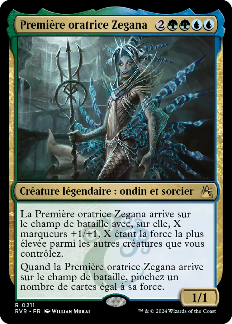 Première oratrice Zegana — Ravnica Remastered — Magic: The Gathering