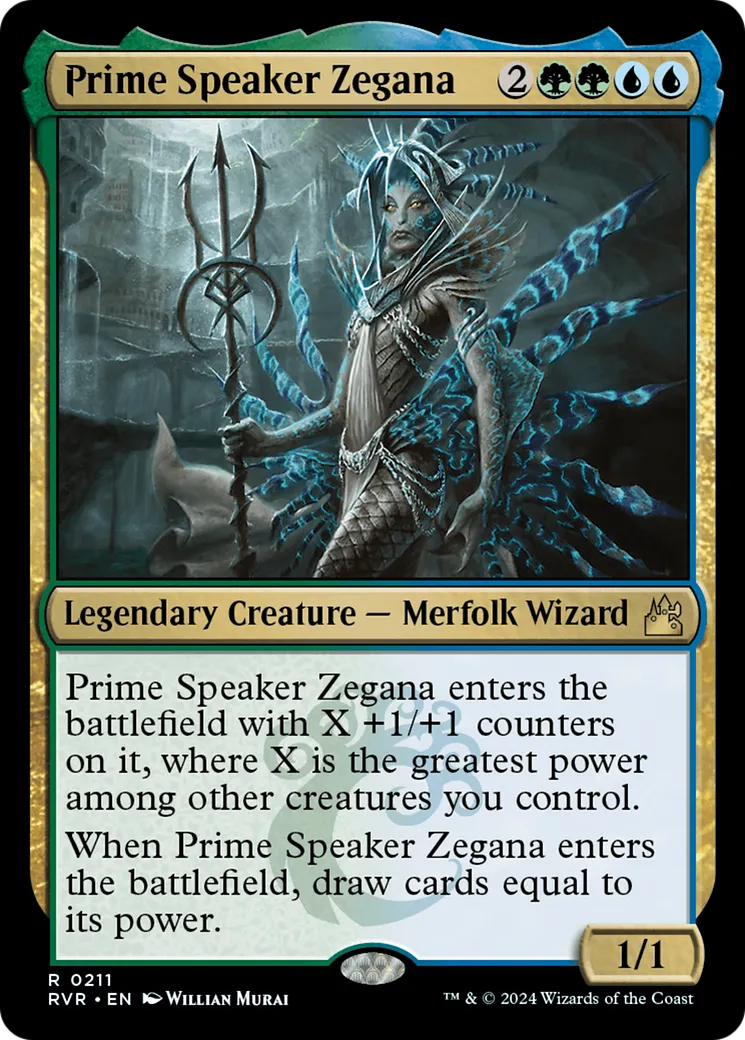 Prime Speaker Zegana — Ravnica Remastered — Magic: The Gathering