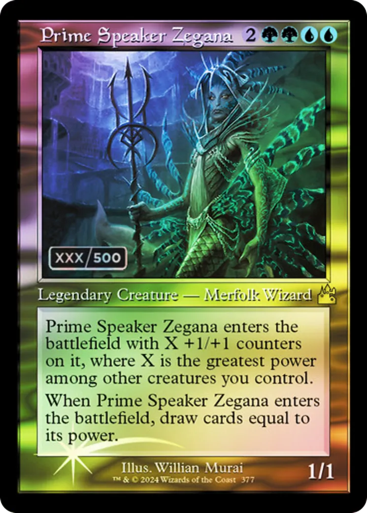 Prime Speaker Zegana — Ravnica Remastered — Magic: The Gathering