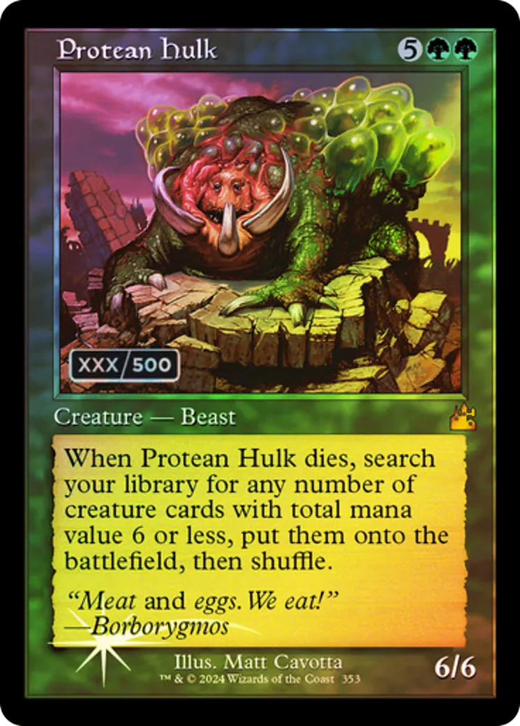 Carcasse protéenne — Ravnica Remastered — Magic: The Gathering