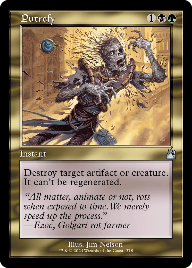 Putrefy — Ravnica Remastered — Magic: The Gathering