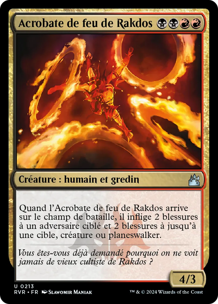 Acrobate de feu de Rakdos — Ravnica Remastered — Magic: The Gathering