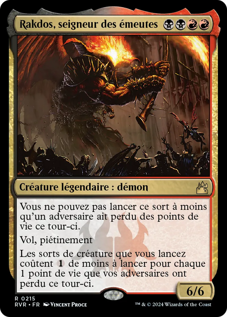 Rakdos, seigneur des émeutes — Ravnica Remastered — Magic: The Gathering