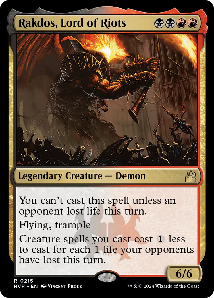 Rakdos, Lord of Riots — Ravnica Remastered — Magic: The Gathering