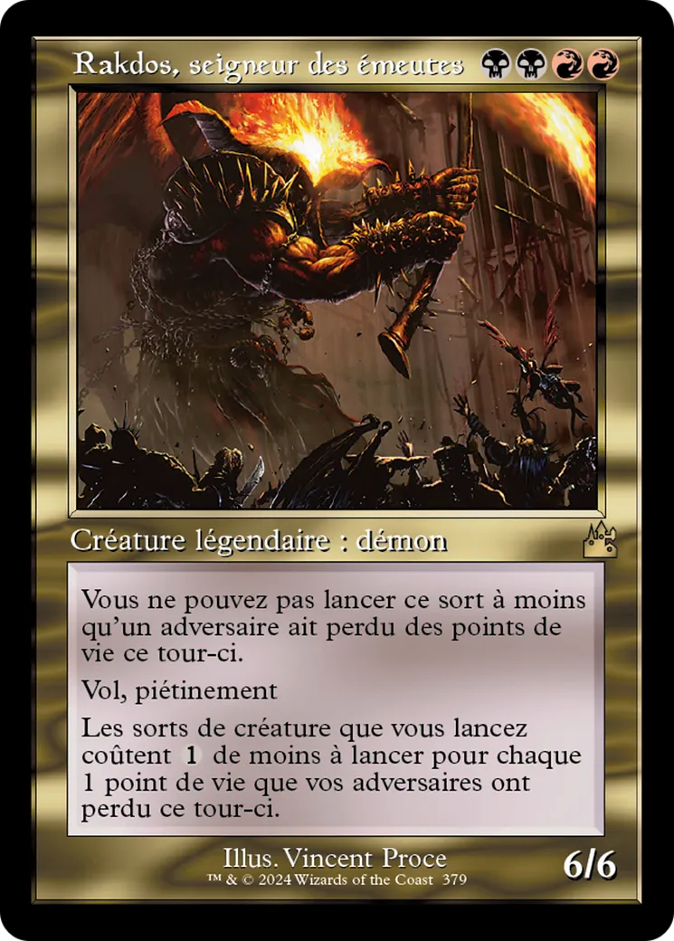 Rakdos, seigneur des émeutes — Ravnica Remastered — Magic: The Gathering