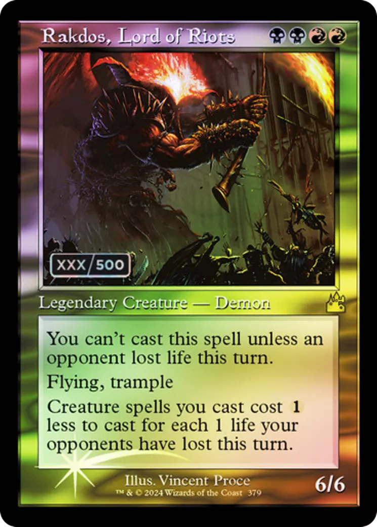 Rakdos, Lord of Riots — Ravnica Remastered — Magic: The Gathering
